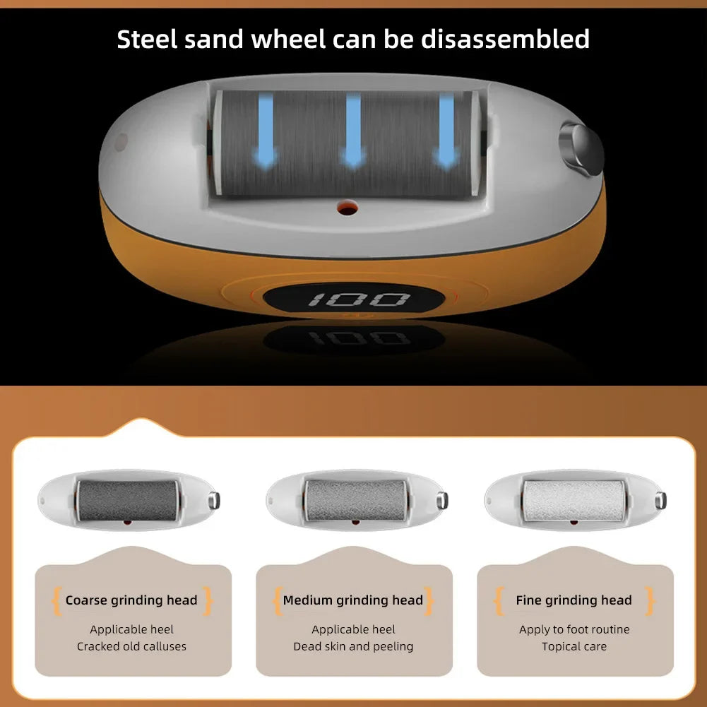 Recharge Remover Callus Electric Feet Sander Machine Rupture Skin Trimmer Dead Skin for Heels Foot Care Grinding Pedicure Tools