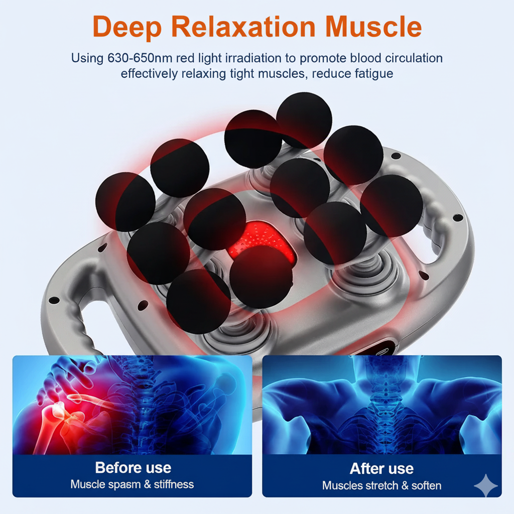 The 16 Head Massager-Say goodbye to back pain