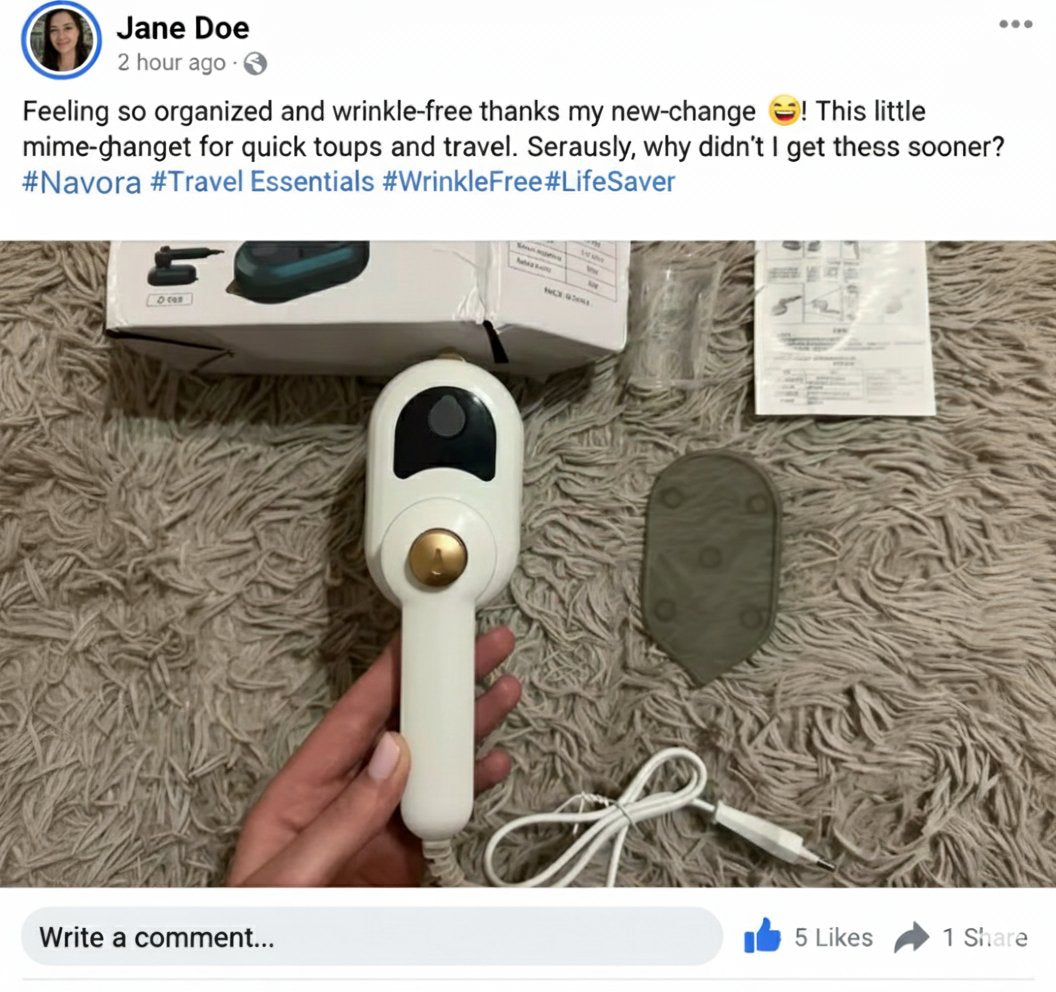 Portable Steamer Iron